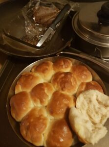 Homemade rolls - these were delicious!